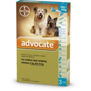 Bayer Advocate Spot On For Dogs (4kg - 10kg)